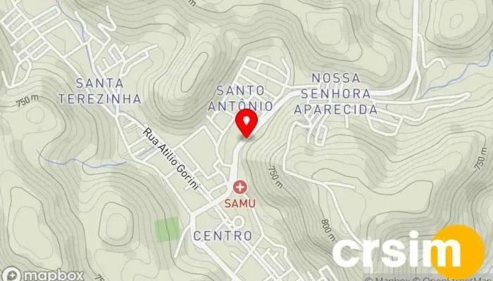 mapa de Loja Do Ponto Loja em - Centro