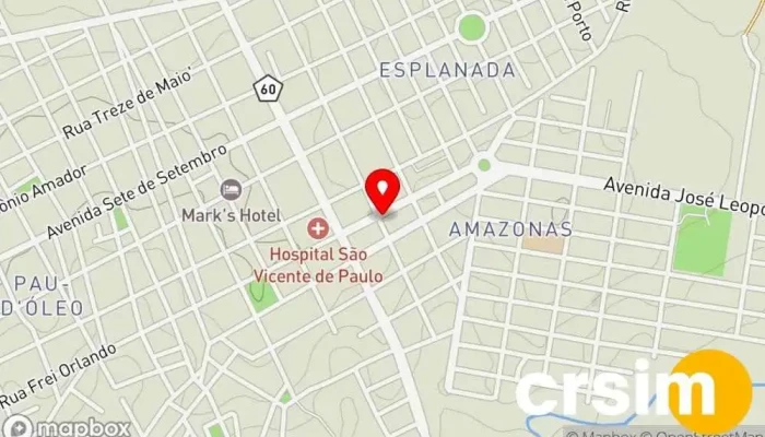 mapa de Loja Elétrica Abaeté Loja de materiais elétricos em - Amazonas