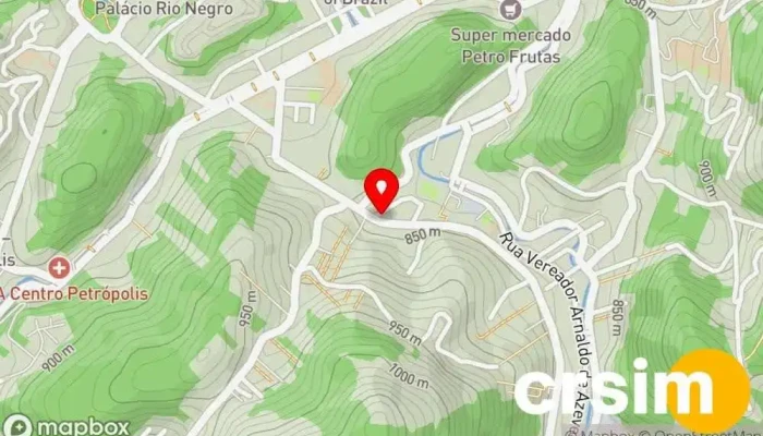 mapa de Loja Fiz Loja de Roupa em Petrópolis