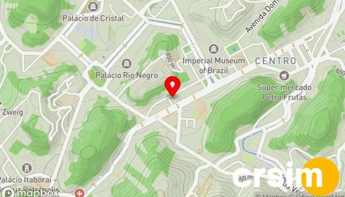 mapa de Loja Fiz Loja de Roupa em Petrópolis