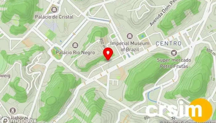 mapa de Loja Gabriela Loja de Roupa em Petrópolis