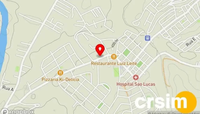 mapa de Loja Larissa Loja de Roupa em Quatis