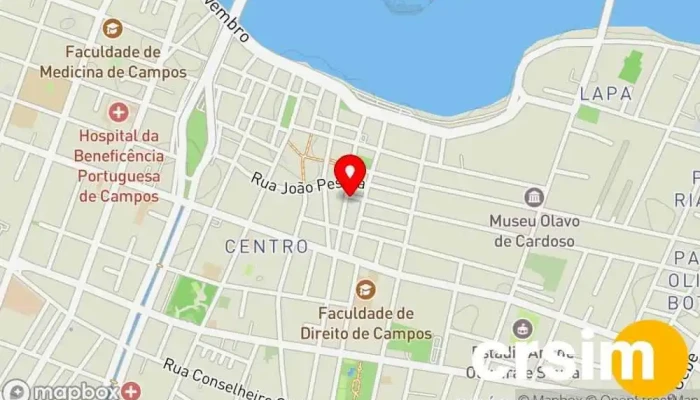 mapa de Loja LISBORDE Loja de Roupa em Campos dos Goytacazes