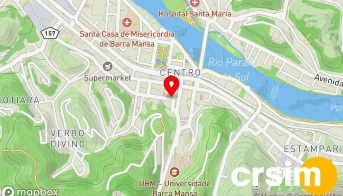 mapa de Loja Maçônica dos bodes de Barra Mansa Associação / organização em Barra Mansa