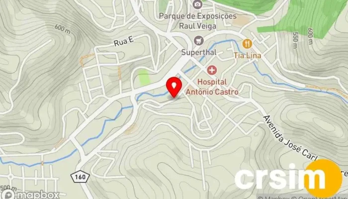 mapa de Loja Maçônica Pátria e Família Associação / organização em Cordeiro