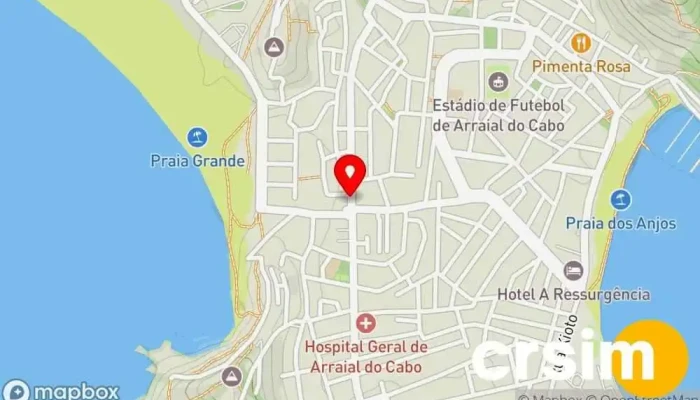mapa de Loja Mares Loja de Roupa em Arraial do Cabo