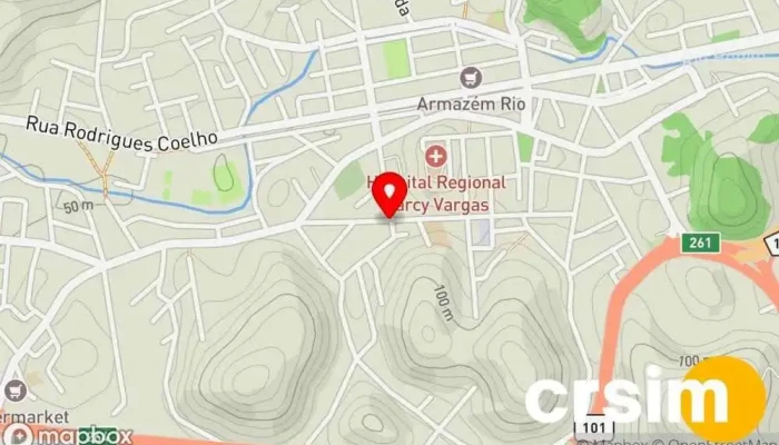 mapa de Loja Mega Hair Rio Bonito Loja em Rio Bonito