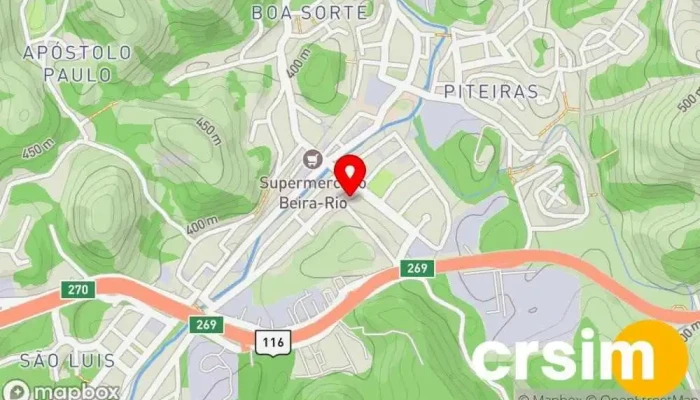 mapa de Loja Monan Loja de Roupa em Barra Mansa