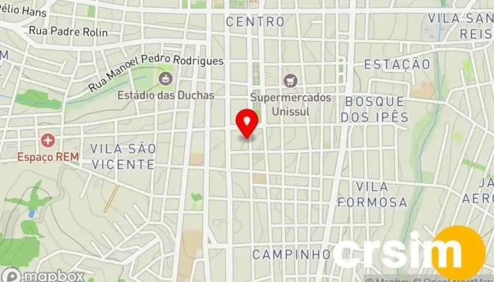 mapa de Loja Natura Flor de Frésia | Alfenas Loja de cosmético em - Loja A - Centro