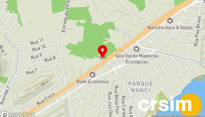 mapa de Loja Oficial Maricá FC Loja de roupas esportivas em Maricá