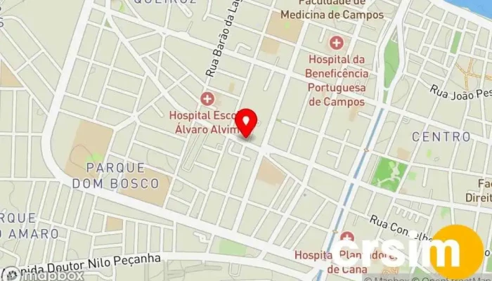mapa de Loja ostentação Loja de Roupa em Campos dos Goytacazes