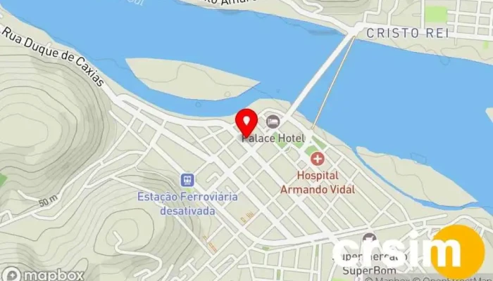 mapa de Loja país das maravilhas Loja de artigos domésticos em São Fidélis