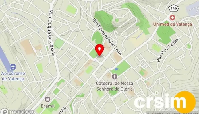 mapa de Loja Romanna Loja de calçado em Valença - RJ