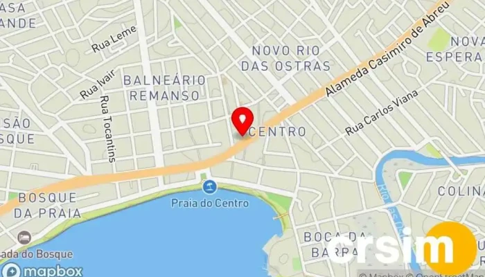 mapa de Loja Segredo Loja de variedades em Rio das Ostras