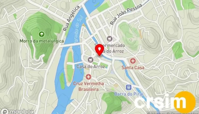 mapa de Loja Sensual Loja de Roupa em Barra do Piraí