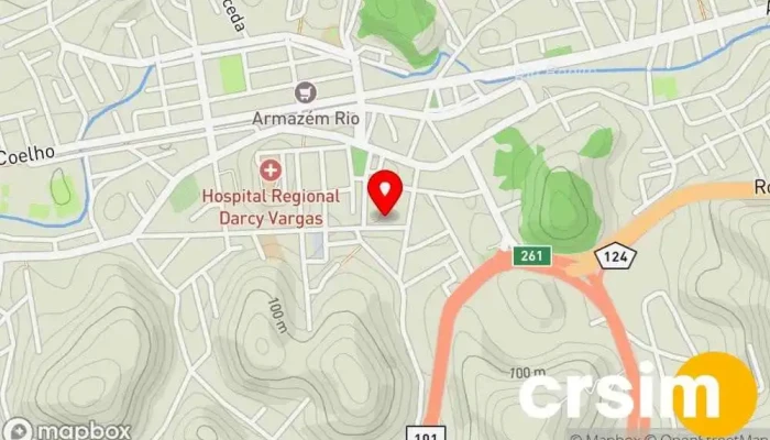 mapa de Loja Temos de Tudo Serviço de comércio eletrônico em Rio Bonito