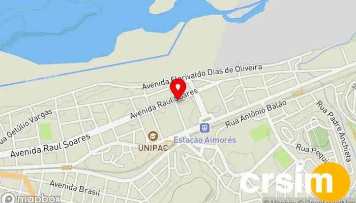 mapa de Loja Zema - Aimorés Loja de eletrodomésticos em - Centro