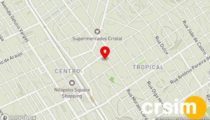 mapa de LOJAS AV Loja de Roupa em Nilópolis