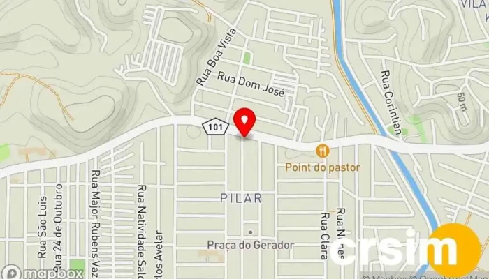mapa de Lojas Ballruel Loja de Roupa em Duque de Caxias