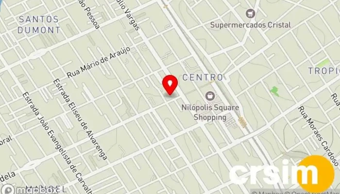 mapa de Lojas CEM Loja de eletrodomésticos, Loja de celulares, Loja de móveis em Nilópolis