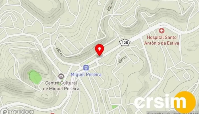 mapa de Lojas Dujuca Loja de eletrodomésticos, Loja de celulares, Loja de Informática, Loja de móveis em Miguel Pereira