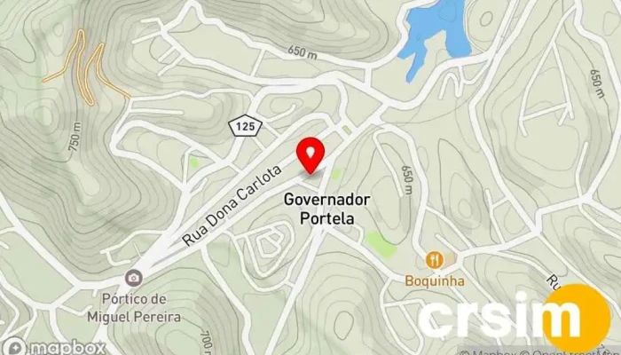 mapa de Lojas Gedeon Loja de tecidos em Miguel Pereira