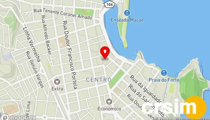 mapa de Lojas Marisa Loja de Roupa, Loja de acessórios de moda, Loja de calçado, Loja de moda feminina em Macaé