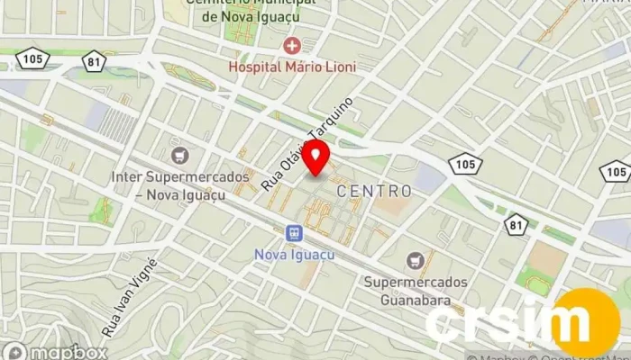 mapa de Lojas Marisa Loja de Roupa, Loja de acessórios de moda, Loja de calçado, Loja de moda feminina em Nova Iguaçu