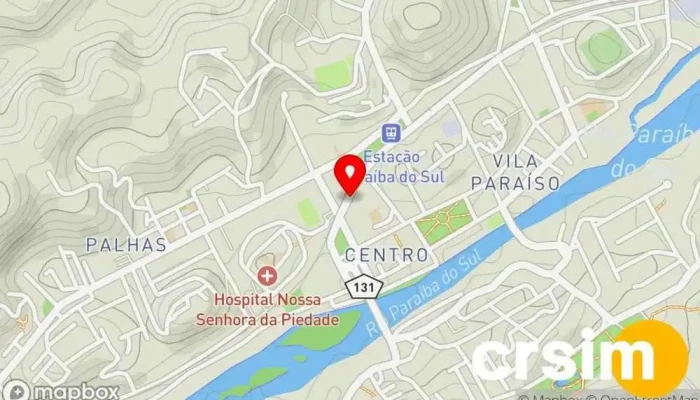 mapa de Lojas Nova Casa Móveis e Eletro Loja de móveis, Loja de eletrodomésticos, Loja de eletrônicos, Loja de colchões em Paraíba do Sul