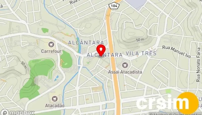 mapa de Lua Bordados Loja de bordados em São Gonçalo