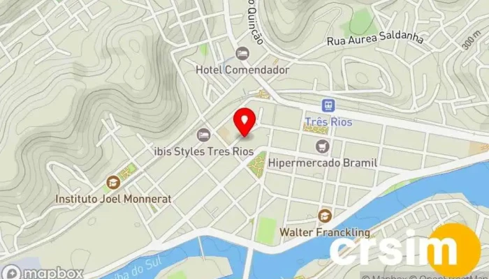 mapa de Lupo Loja de Roupa em - Três Rios
