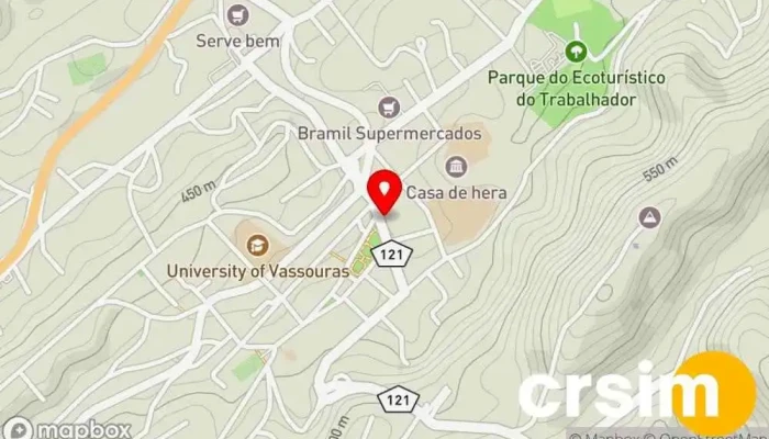 mapa de Lusk Loja de acessórios de moda em - Centro