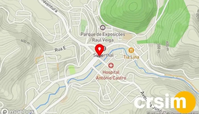 mapa de Luxe Lingerie Loja de lingerie, Loja especializada em roupas íntimas em Cordeiro