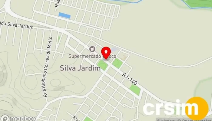 mapa de M2P2shopingevangelico Loja de roupas para ocasiões formais, Loja em Silva Jardim
