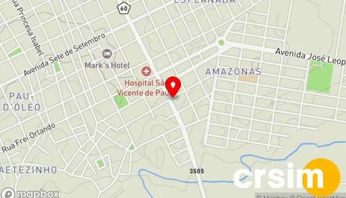 mapa de Macal Abaeté Ltda Loja de materiais de construção em - CENTRO