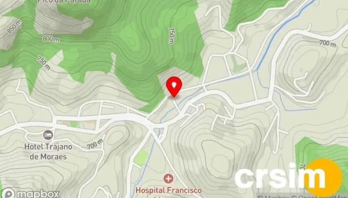 mapa de Madeireira Belas Artes Loja de madeiras em Trajano de Moraes - RJ