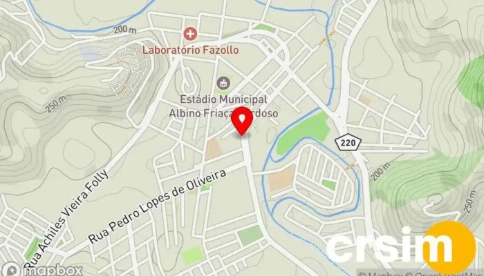 mapa de Magazine Fishing Loja de artigos para pesca em Porciúncula