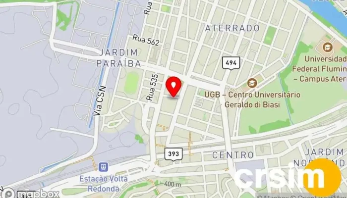 mapa de Magazine Luiza Loja de departamento em - Aterrado