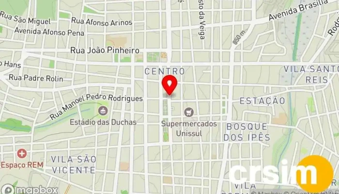 mapa de Magazine Luiza Loja de departamento em - Centro