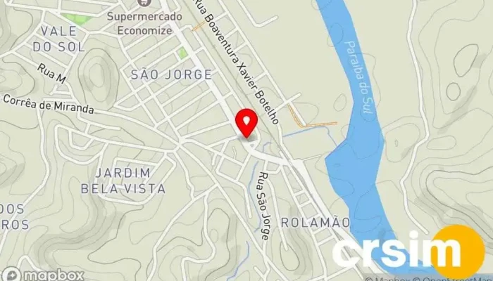 mapa de Magazine São Carlos Loja de Roupa em Pinheiral