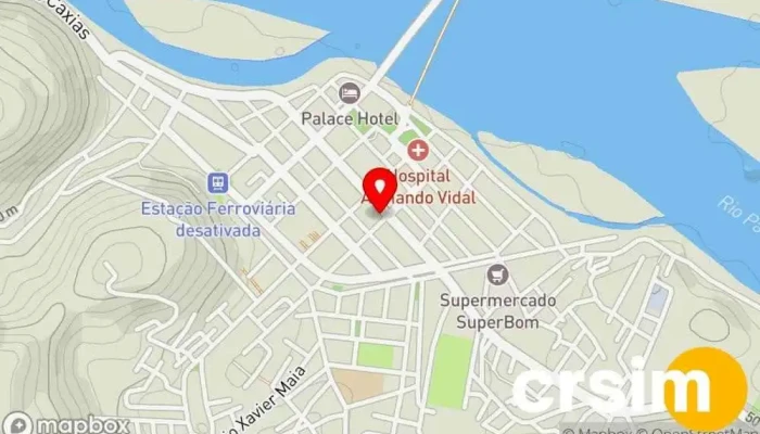 mapa de Magno Perfumaria Loja de Roupa em São Fidélis