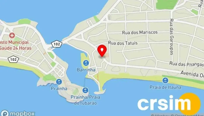 mapa de Maia Biquinis Loja de Roupa em Saquarema