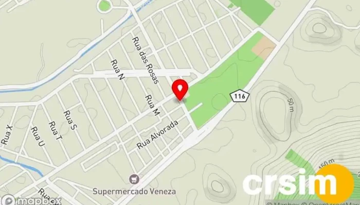 mapa de MALU MODAS Loja de Roupa em Cachoeiras de Macacu
