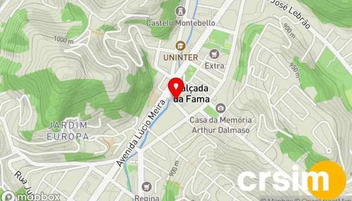 mapa de Maranatha Loja de Roupa em - Galeria - Várzea