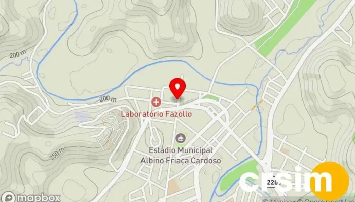 mapa de marina leite Loja de Roupa em Porciúncula