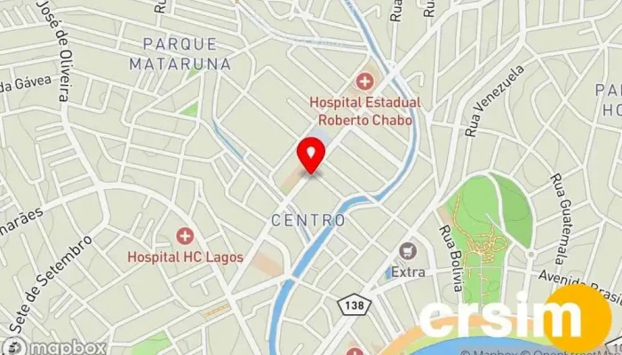 mapa de ME Maria Emilia Rio Loja de Roupa em Araruama