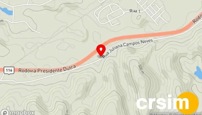mapa de Mega fashion Loja de Roupa em Itatiaia