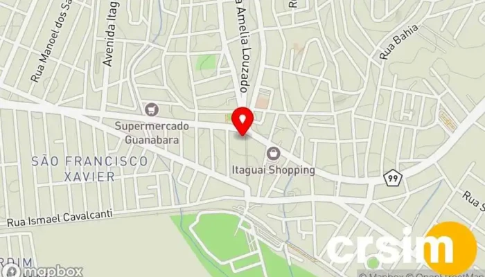 mapa de Mega Lar Loja de artigos domésticos em Itaguaí