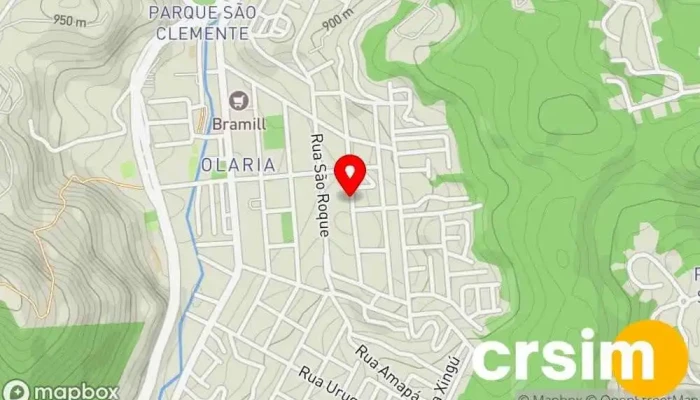 mapa de Mercadinho da Moda Íntima Loja de lingerie em Nova Friburgo