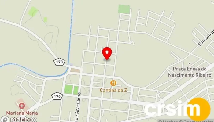 mapa de Mercado ZIMA Supermercado em Quissamã